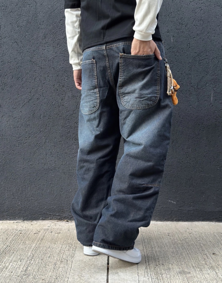 Baggy Oversize Bear Dirty Black — vista 2