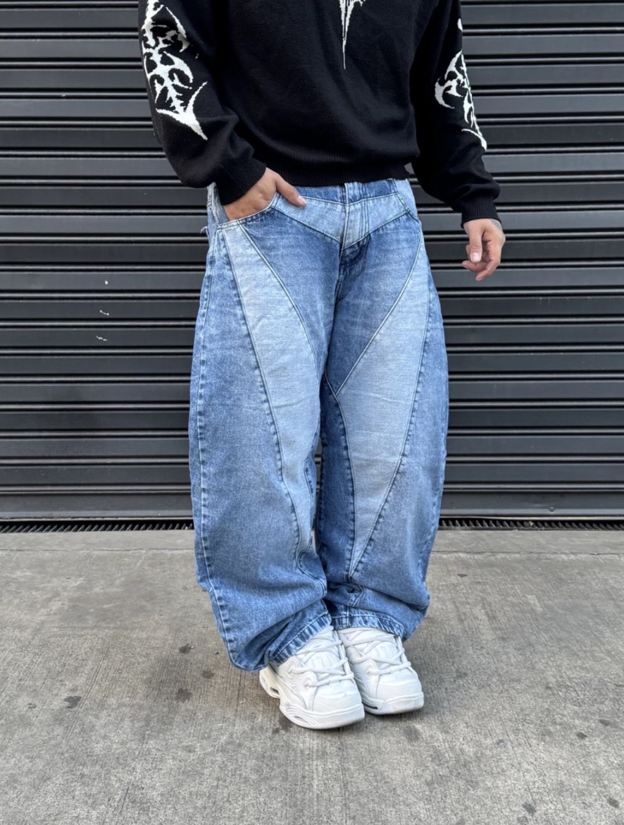 Baggy Oversize Light Diamond Wash
