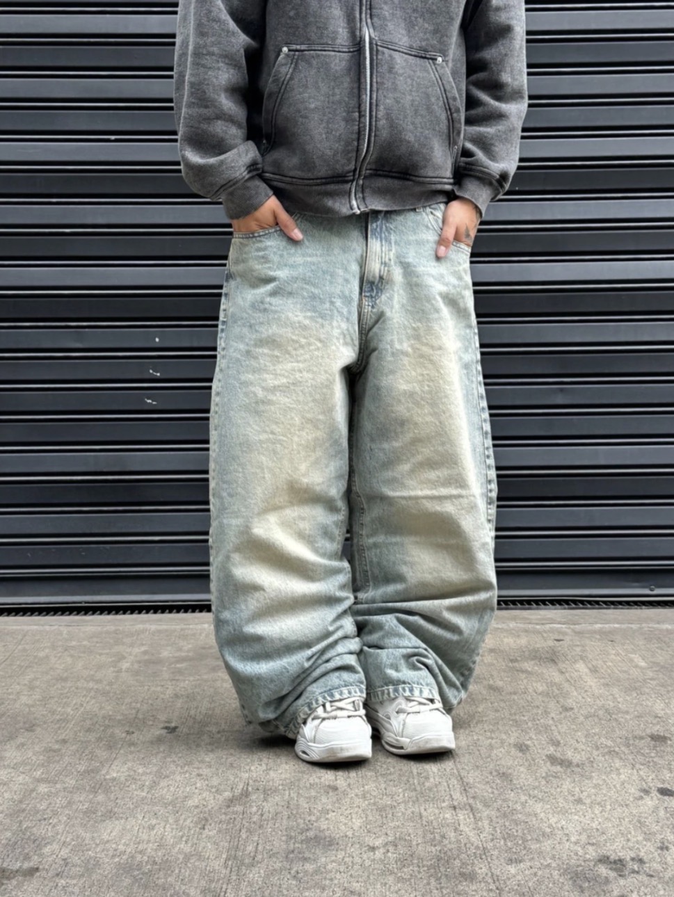 Baggy Oversize Sand Dirty Wash