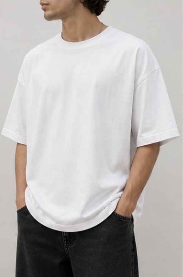Remera Oversize Essential Blanca