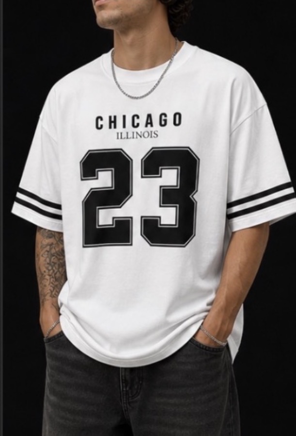 Remera Oversize Chicago Illinois 23