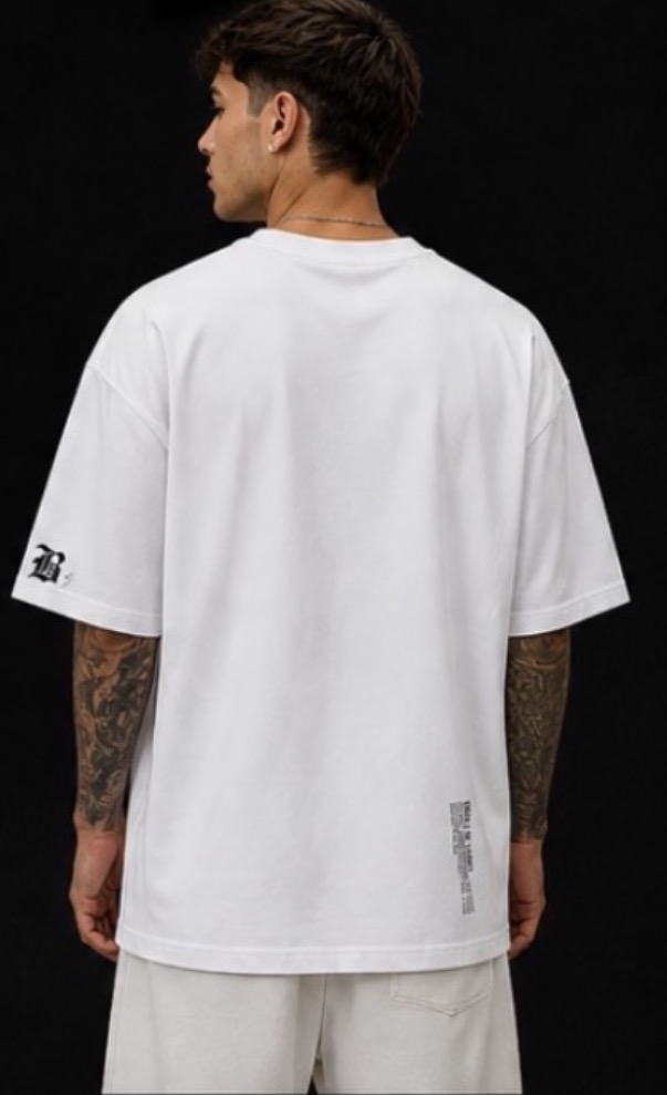 Remera Oversize Selims EST. 2024 Blanca — vista 2